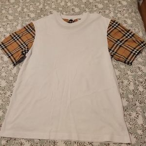 Burberry Vintage Check-Sleeve T-Shirt